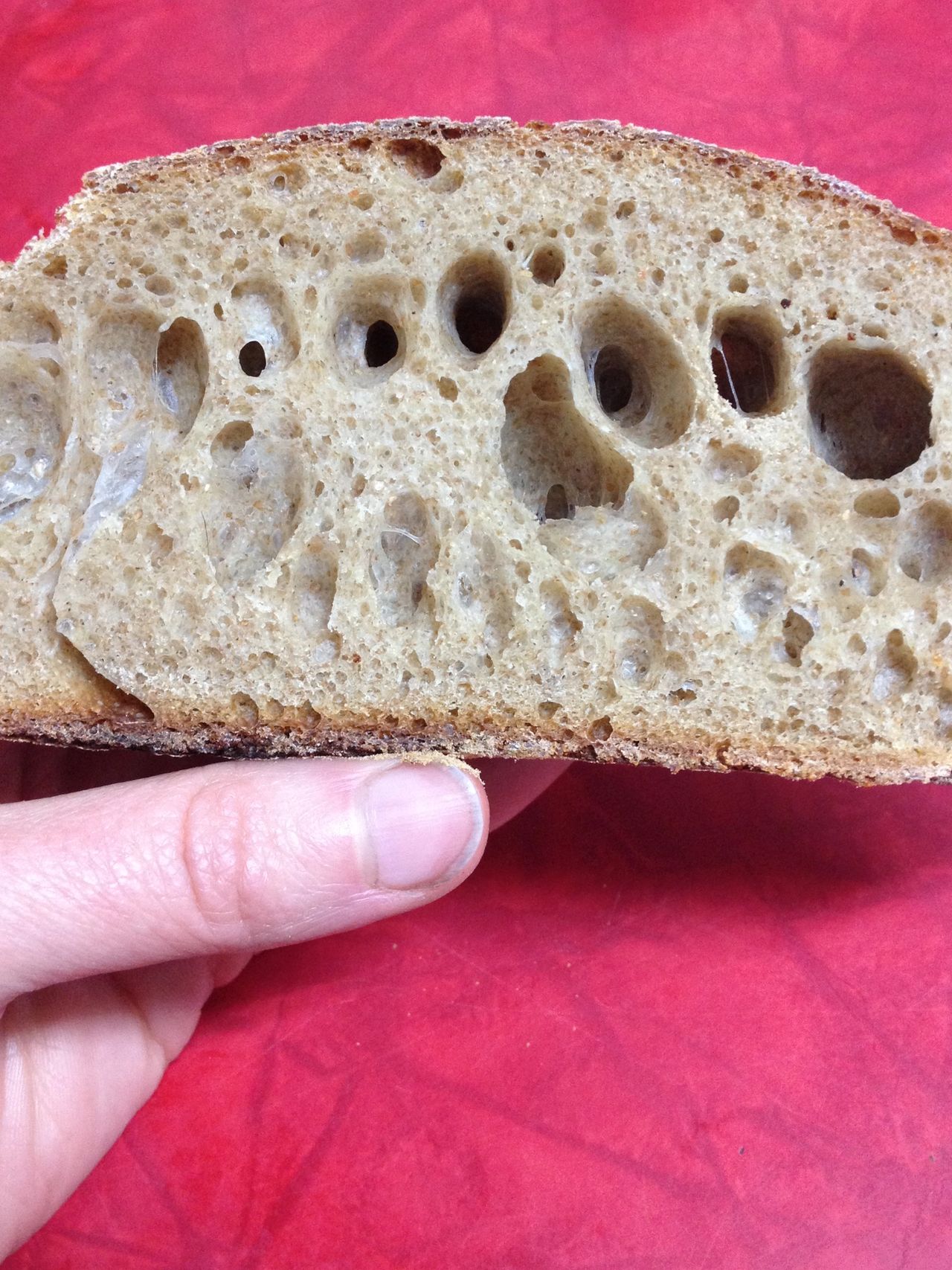 A very bad loaf. I've made at least 30 that look like this. Didn't stop me for whatever reason. A very bad loaf. I've made at least 30 that look like this. Didn't stop me for whatever reason.
