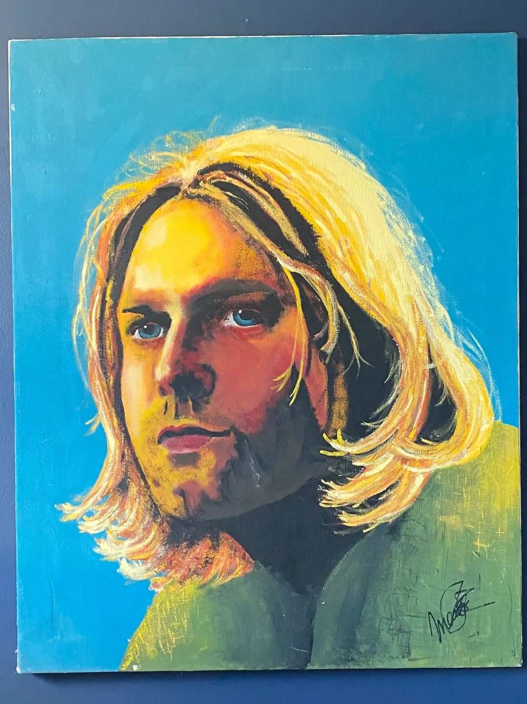 My first painting, which took about 8 hours to paint in one night. I went to go to school the next day with two hours of sleep. My first painting, which took about 8 hours to paint in one night. I went to go to school the next day with two hours of sleep.