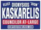 Dionysios KASKARELIS
for Councilor-at-large