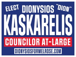 Dionysios KASKARELIS
for Councilor-at-large