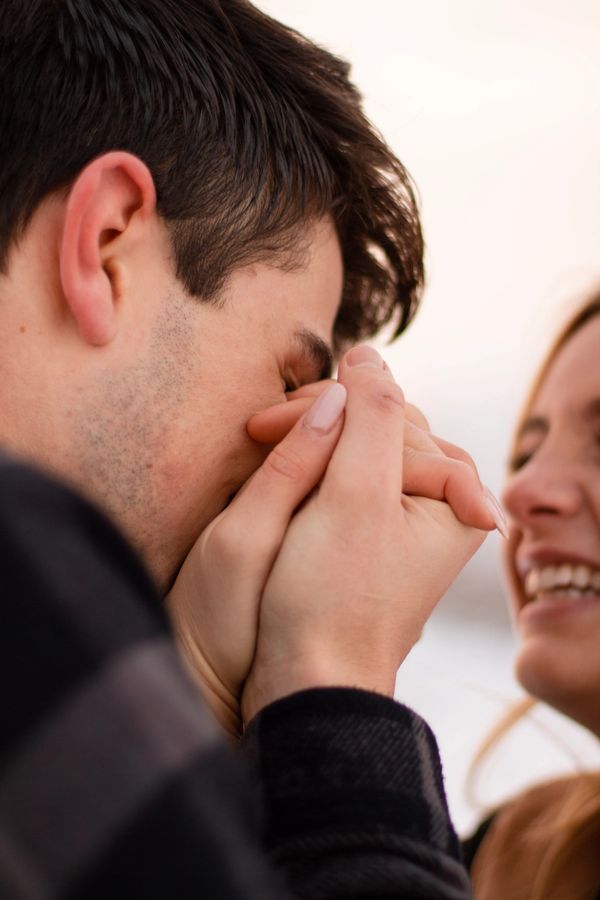 Swansea Wales Wedding photographer photographs Provo couple near Provo for n engagement session