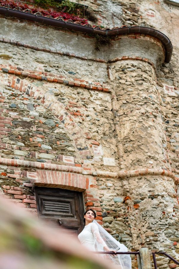 Swansea Wales Wedding photographer photographs Italian couple near Cuneo Italy on their wedding day
