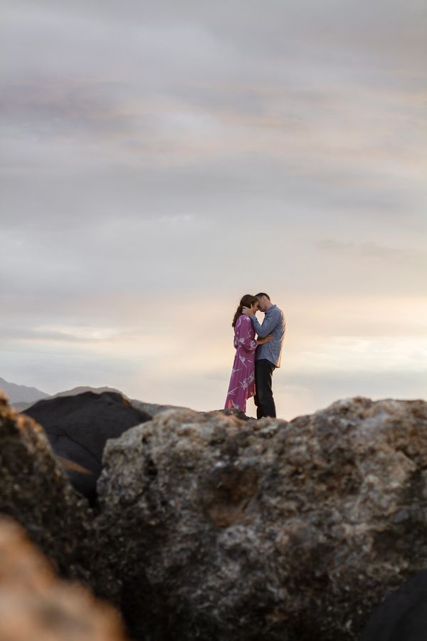 Swansea Wales Wedding photographer photographs Engaged Hawaii couple for their engagement photos on 