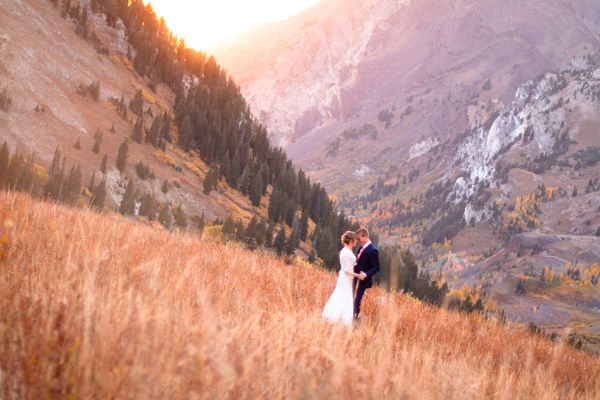 Swansea Wales Wedding photographer photographs Salt Lake City couple in the Uinta Mountains for a pr