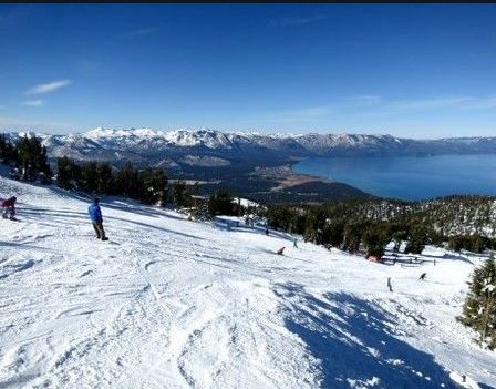 Big Bear in the snow, Waverider Helicopter Tours