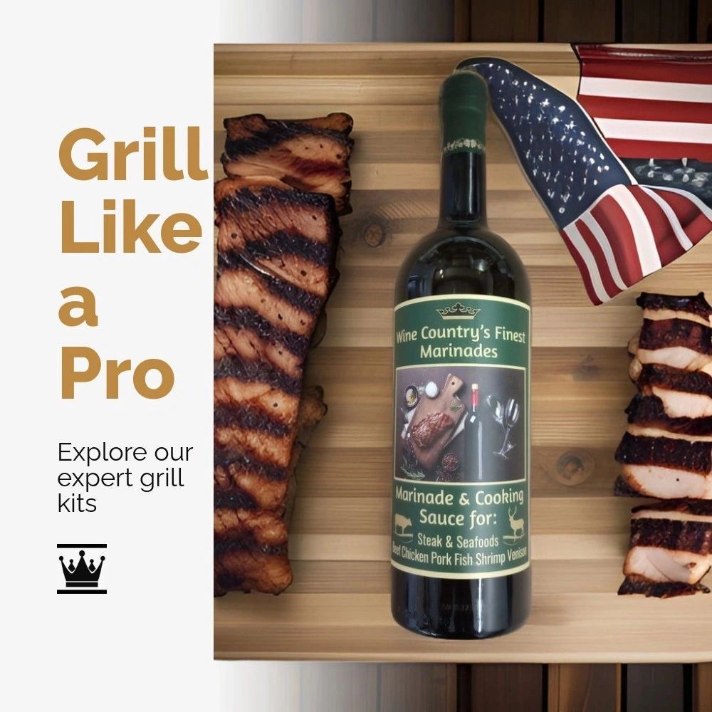 Shake well for best result. Just like a fine wine, the longer it sits the better it is  WCF Marinade