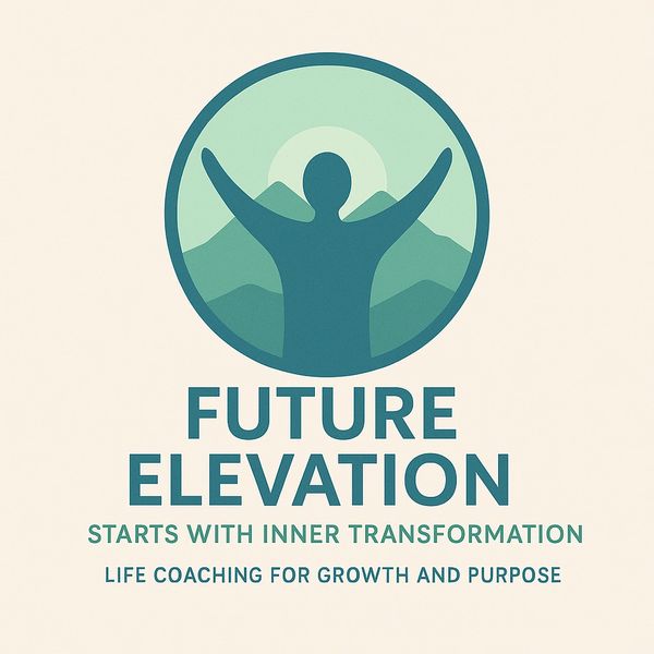 Logo for Future Elevation life coaching promoting inner transformation and growth.