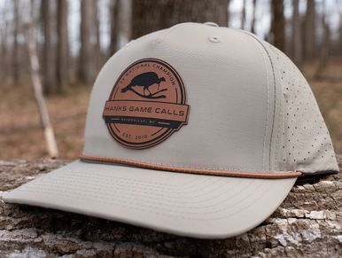Beige Performance Rope logo hat