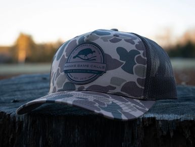 Duck camo logo hat