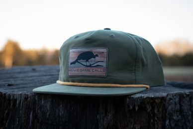 loden green/gold rope hat