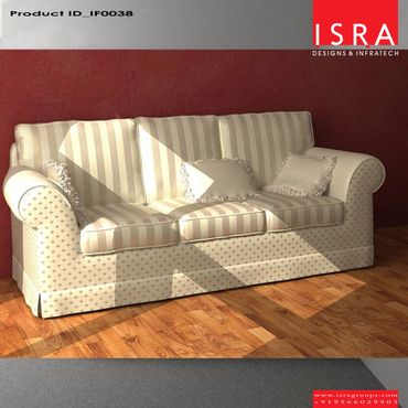 English styled fabric sofa for living room, master bedroom and for boutique villas.
