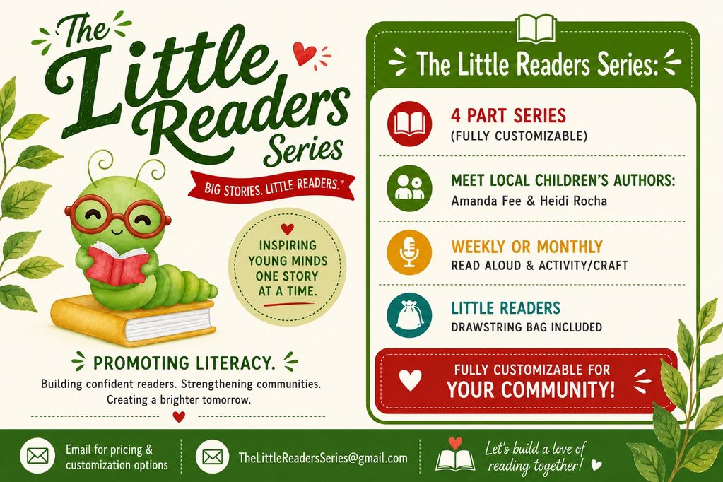 The Little Readers Series promotes literacy with customizable stories and activities for communities.
