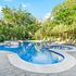 Pool at condo, with options for sun or shade