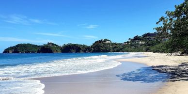Playa Famingo Beach, at the south end of Potrero