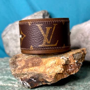 LV Leather Cuff – ClaudieRe