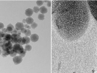 Transmission Electron Microscopy (TEM) image of the MCM-41 with the ordered Hexagonal pores