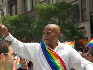 Pigment print, 2013. Harry Belafonte.
Pride Grand Marshall. New York City .
