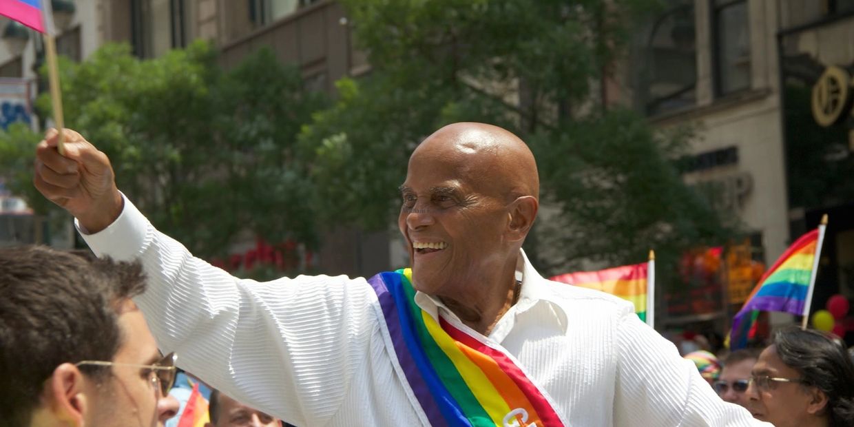 Harry Belafonte, Grand Marshall
2013 Pride Parade, New York City .