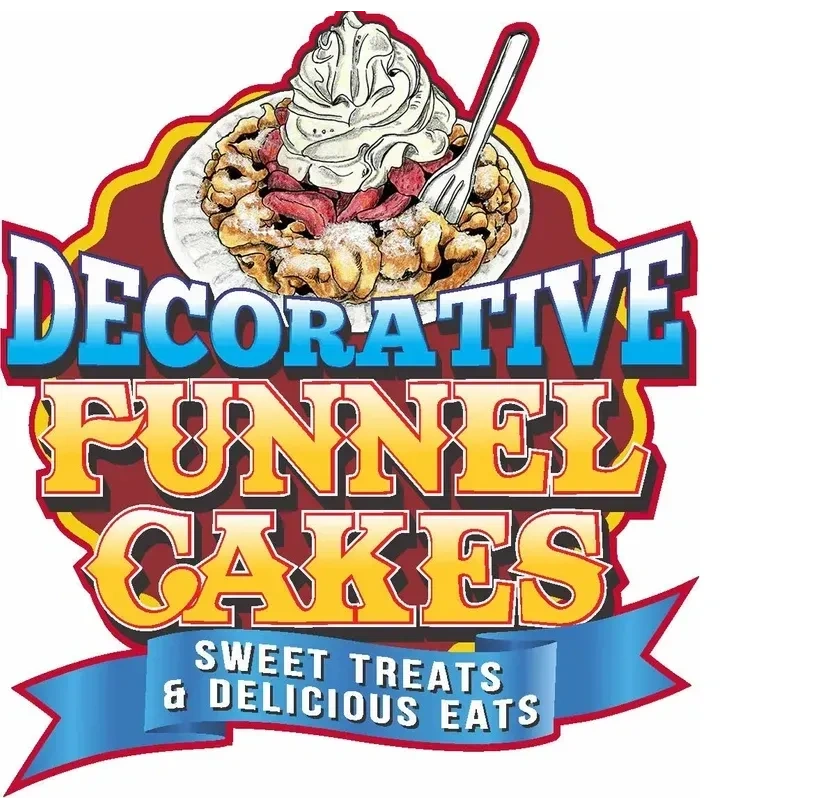 Funnel Cakes Vinyl Banner 5 Feet Wide by 2 Feet Tall