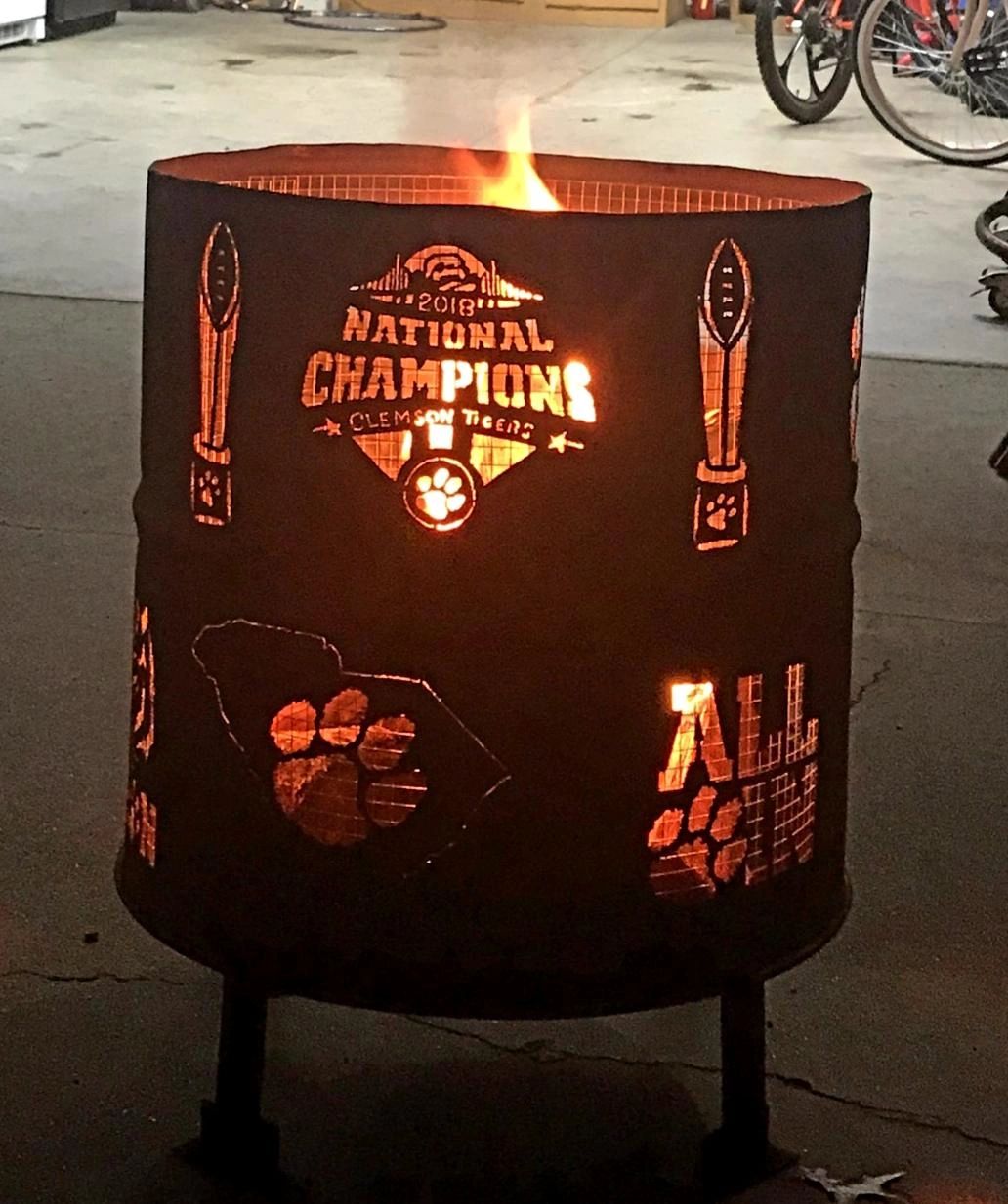 Fire CAT's Design Burn Barrel, Fire Pit