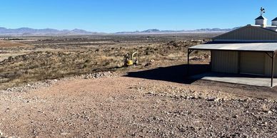 Views for civil engineering job site in Southern Arizona