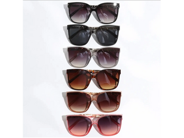 Thin Frame with Fancy Rhinestone Legs - Allure Genesis Sunglasses 