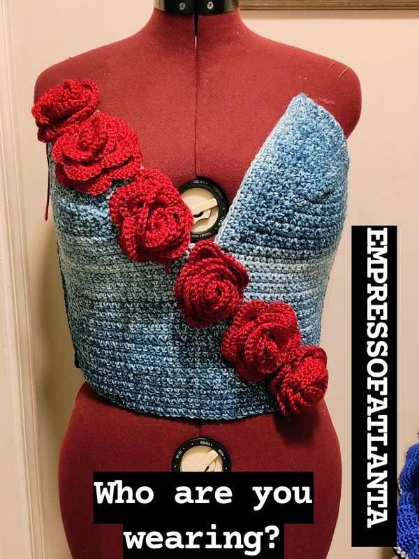 Blue Rose Bustier 
