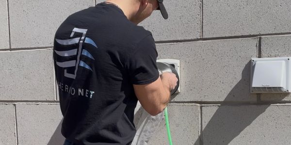 Nettoyage du conduit de sécheuse par ThermoNet