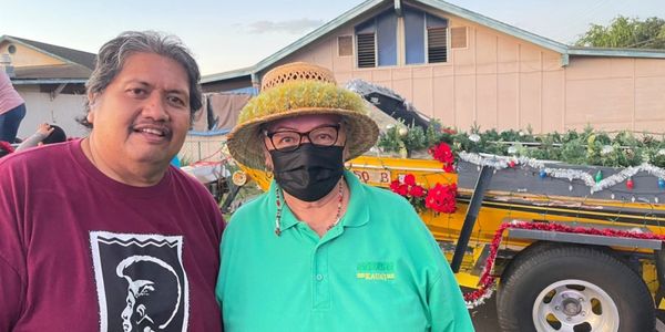 Thomas Nizo and Pinky Malama are excited to welcome participants and spectators to Waimea Town!