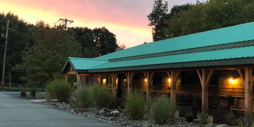 Pink skies sailors delight at our rustic venue in Orange County NY