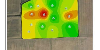 Lincoln Ag GPS soil sampling report.