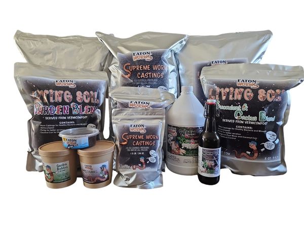 Vermicomposting products for Eaton Worms