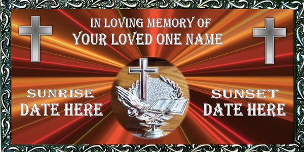 bronze copper gravesite marker