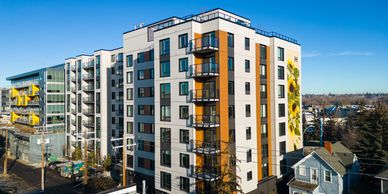The Hive is a six-story, purpose-built rental in a vibrant Calgary neighborhood, 