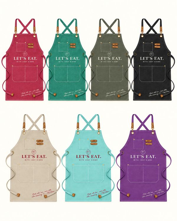 The Chef Kibwe Signature Apron is designed for home cooks, pasta lovers, foodies, and anyone who bel