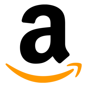 Amazon logo with an orange arrow.