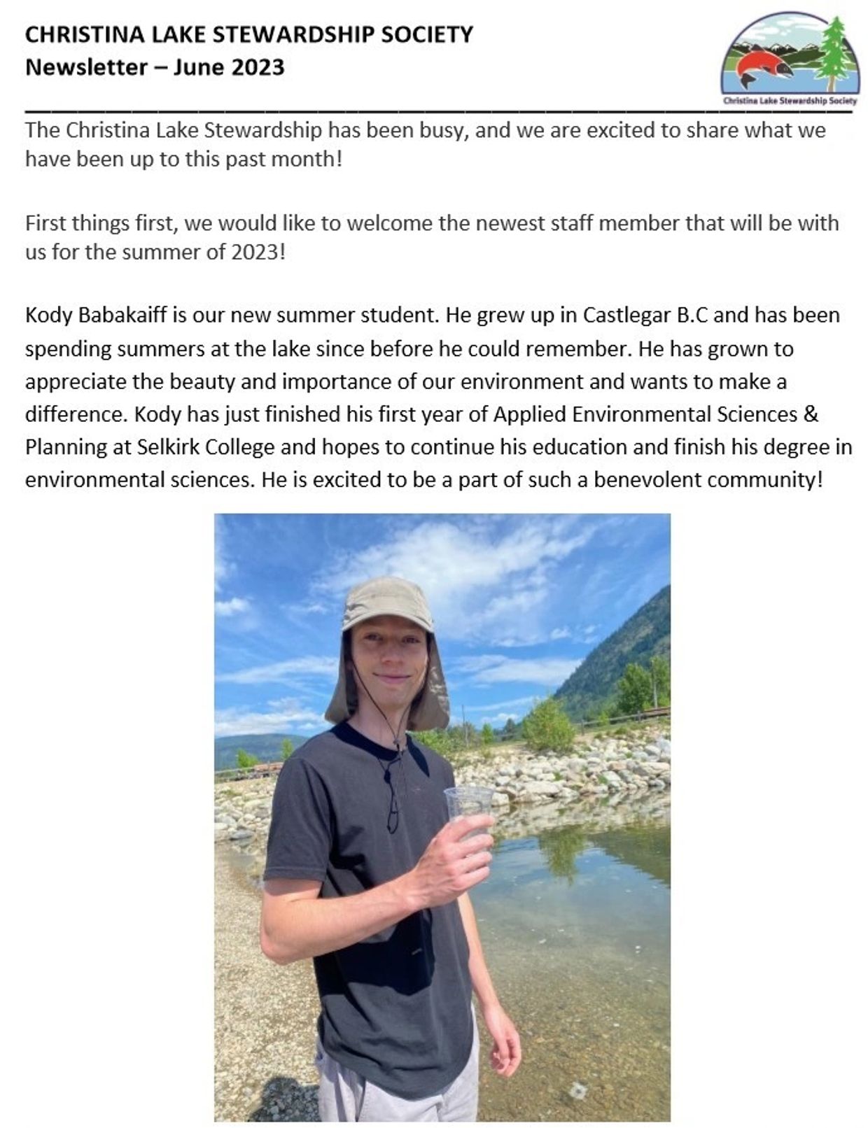 Christina Lake stewardship society