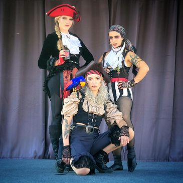 Pirates in Cincinnati at Queen City Stunt Circus - book local entertainment themes performers