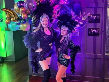 show girls theme characters Cincinnati Queen City Stunt Circus book local entertainment performers