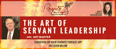 Headshot of speakers Art Barter and Sheila Sutherland with the title of the podcast