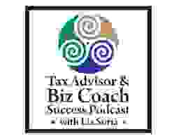 Logo for Tax Advisor & Biz Coach Success Podcast with Liz Soria