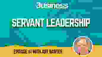 site logo with profile photo of speaker, Art Barter.