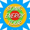 Logo for the Sonic Energy Tour with vibrant colors and dynamic design.