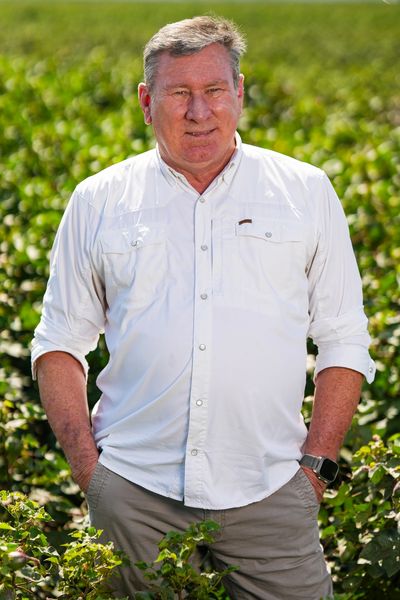 Ricky Lewis out in the field