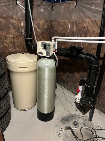 Water softener system installed by Kelvin Energy Inc. in Ottawa, Ontario.