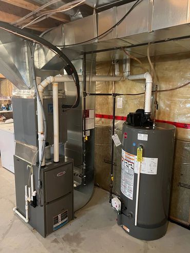 Dual furnace and water heater setup by Kelvin Energy Inc. in Ottawa.
