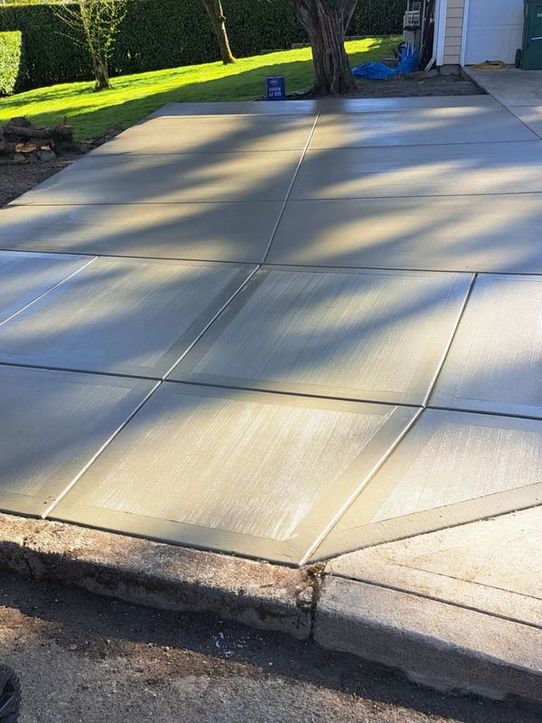 concrete driveway extension