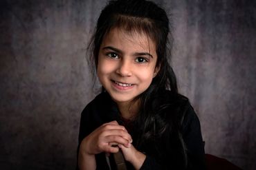 Portrait of a four year old girl