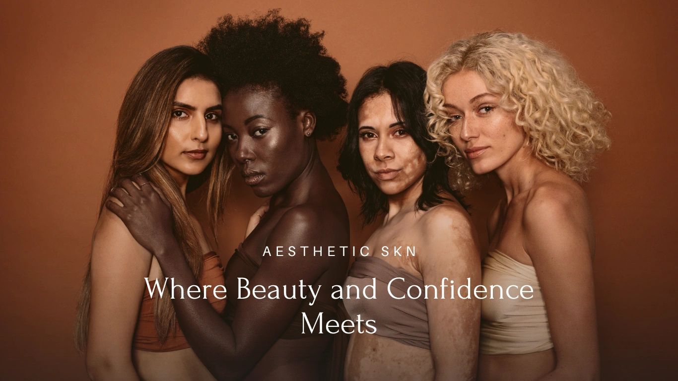 Diverse women showcasing beauty and confidence together.