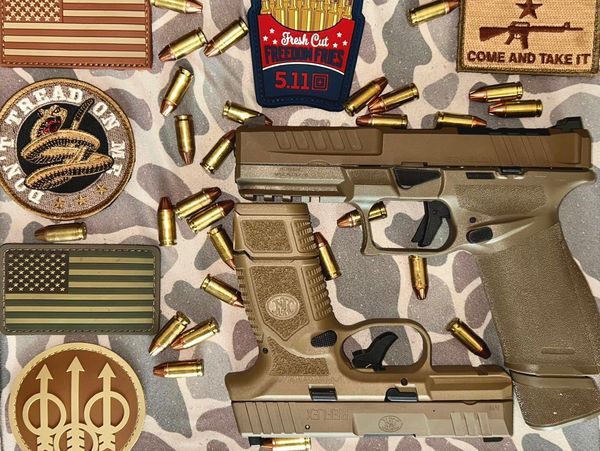 Ammo, firearms, Velcro patches